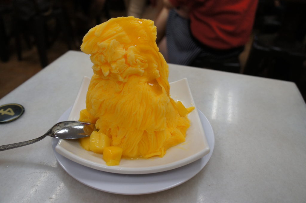 マンゴーかき氷