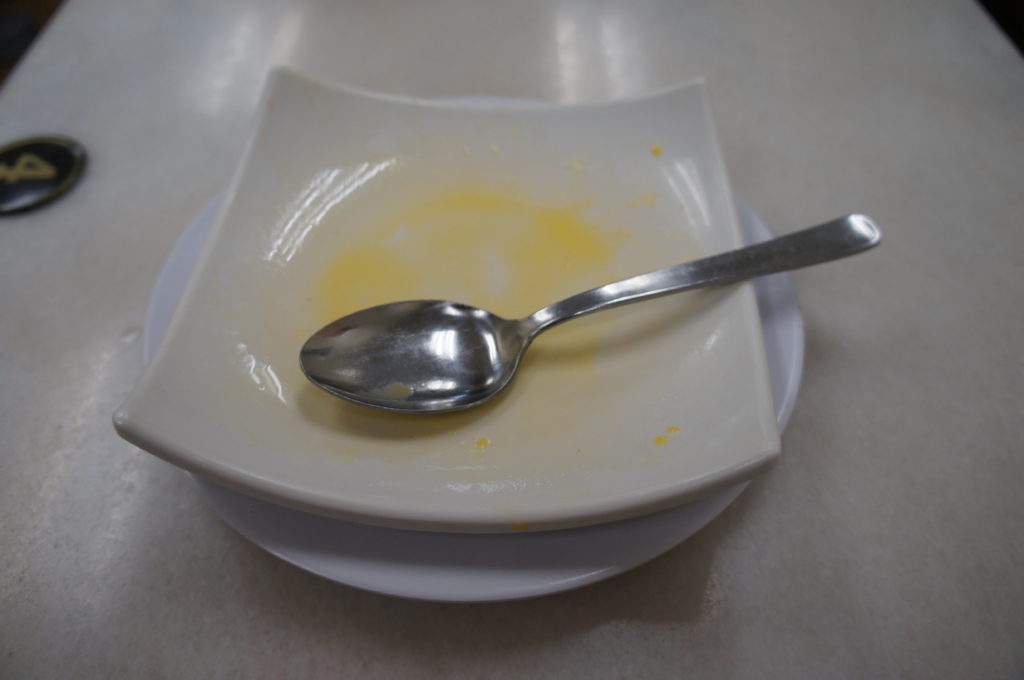 マンゴーかき氷完食