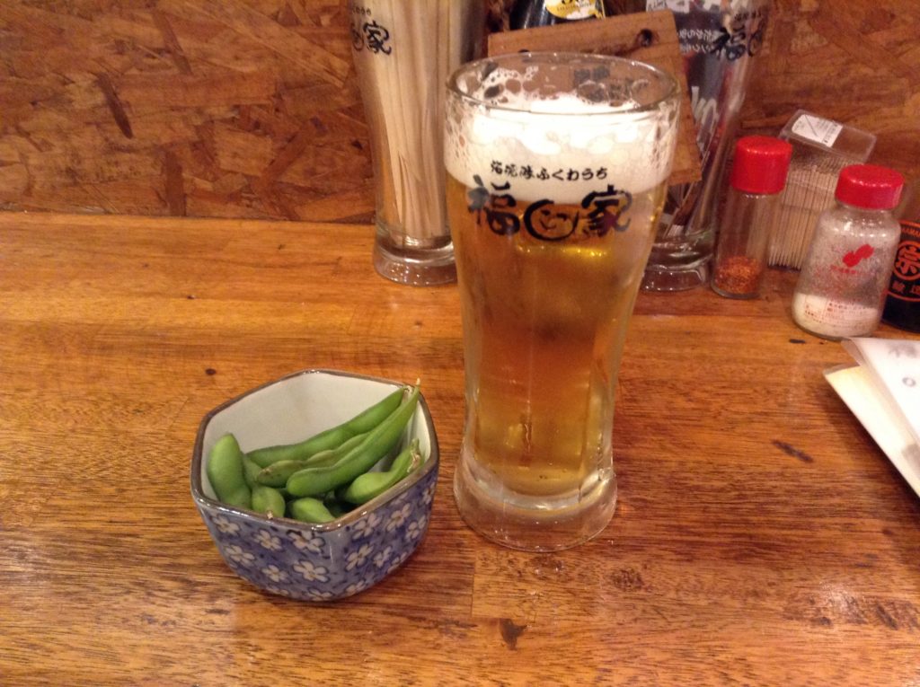 ビールと枝豆