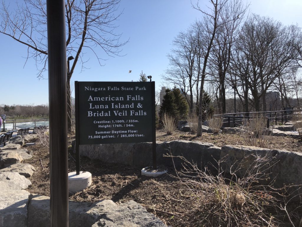 American  falls Luna Island&Bridal Veil Falls