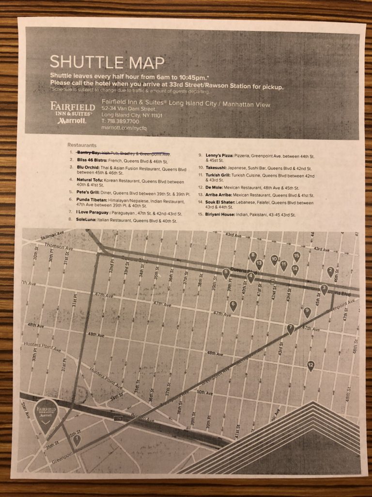 シャトルバス案内