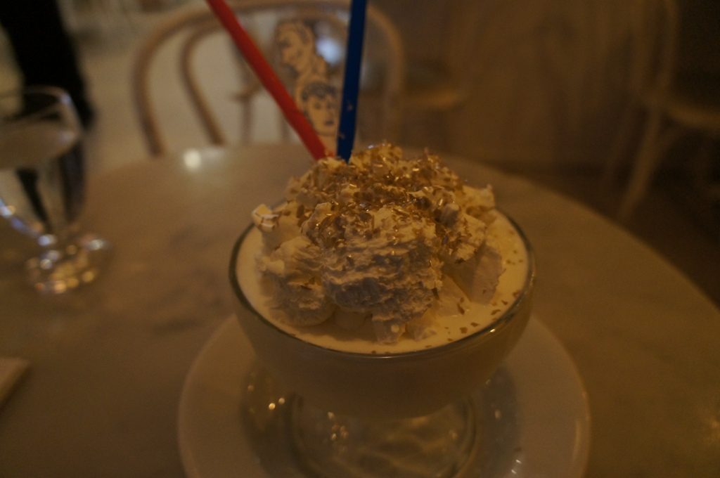 フローズンホットホワイトチョコレート