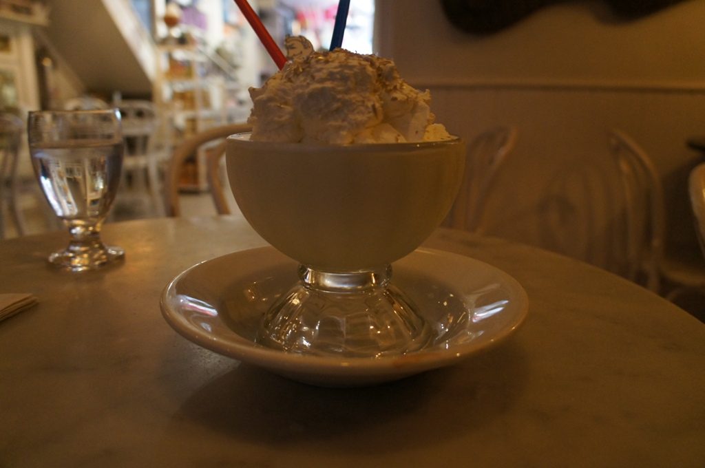 フローズンホットホワイトチョコレート