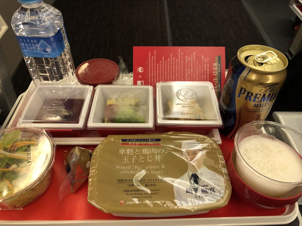 JALエコノミー機内食