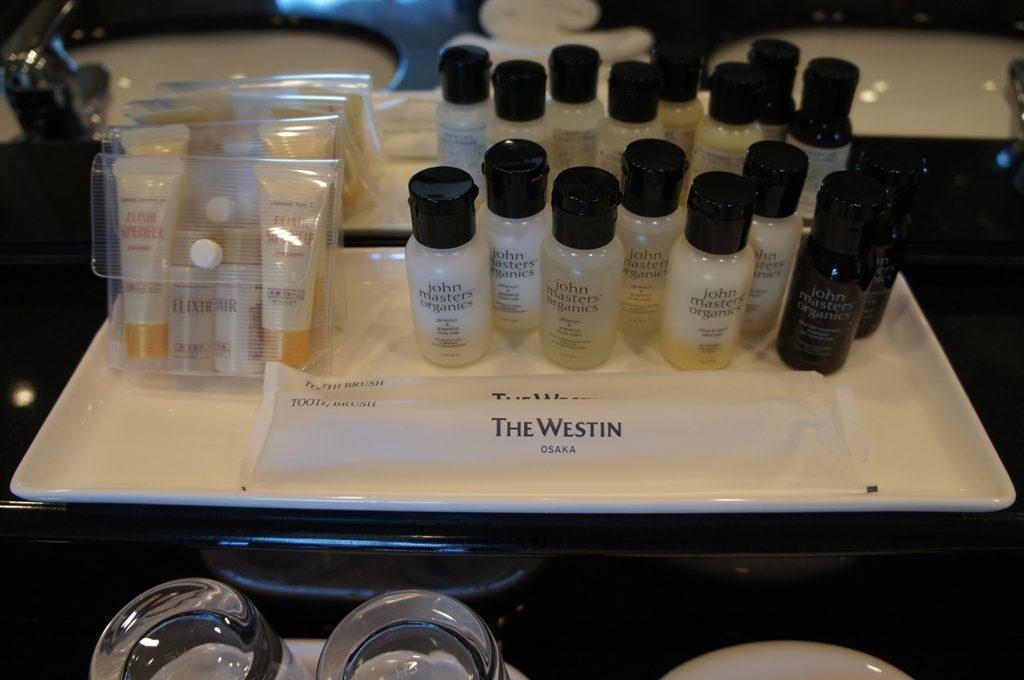 ウェスティンホテル大阪アメニティ