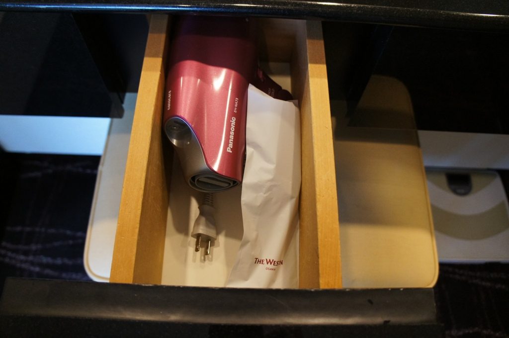 ウェスティンホテル大阪ドライヤーとくし