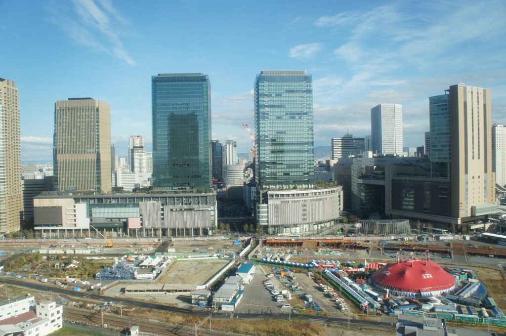 ウェスティンホテル大阪お部屋からの景色