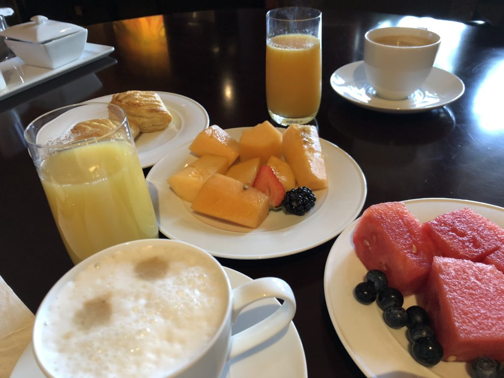 シェラトンのクラブラウンジ食べたもの