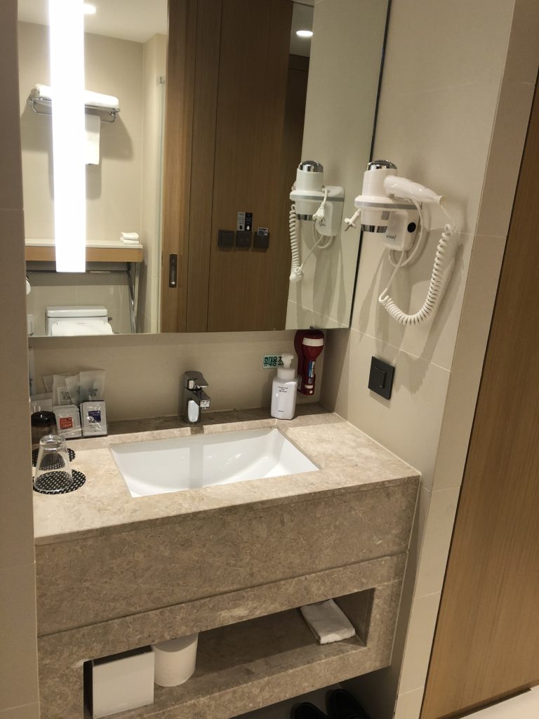 ソラリア西鉄ホテル釜山洗面所