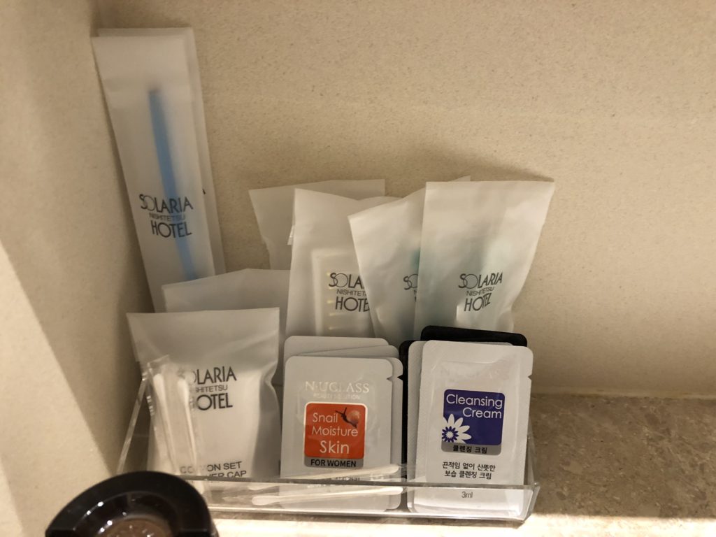ソラリア西鉄ホテル釜山アメニティ