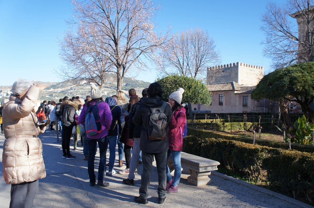 ナスル朝宮殿入場の列