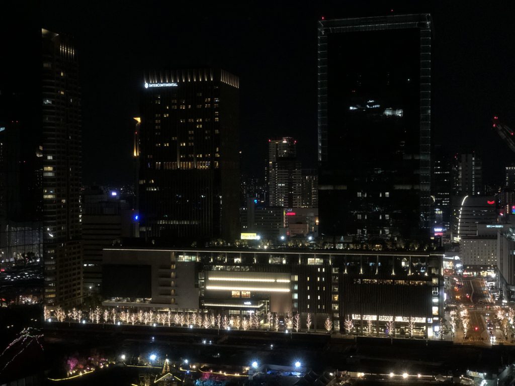 ウェスティンホテル大阪夜景
