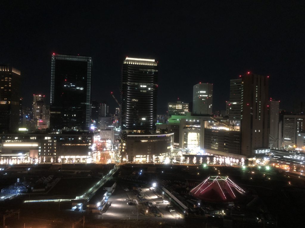 ウェスティンホテル大阪夜景