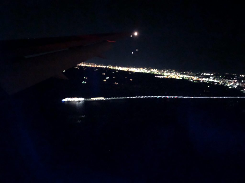 機内からの景色