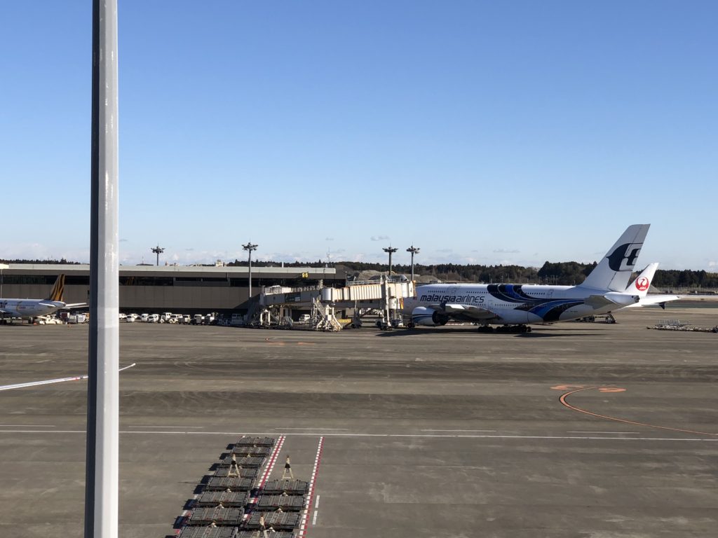 成田空港飛行機