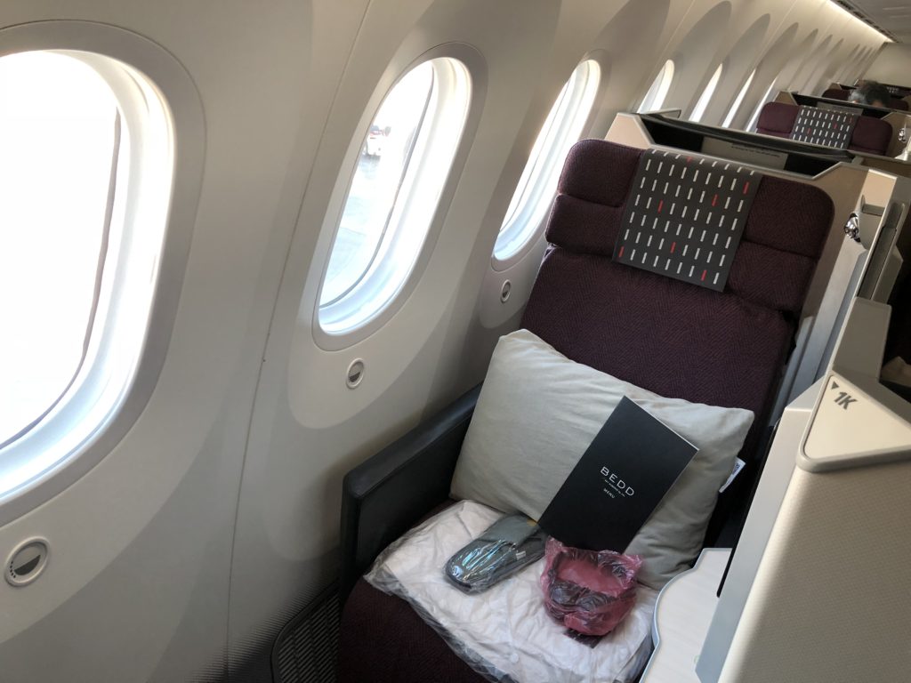 JALビジネスクラス座席