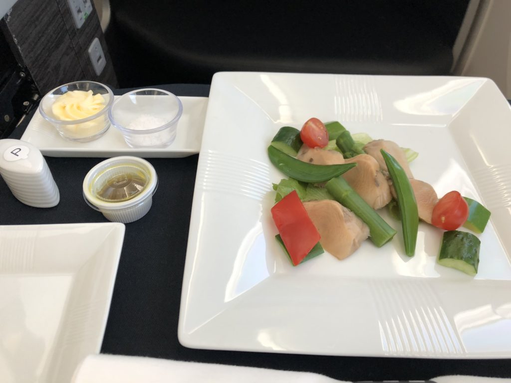 アワビのサラダ