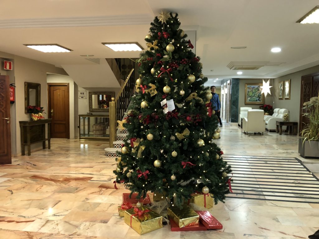 アリクサレスホテルのクリスマスツリー