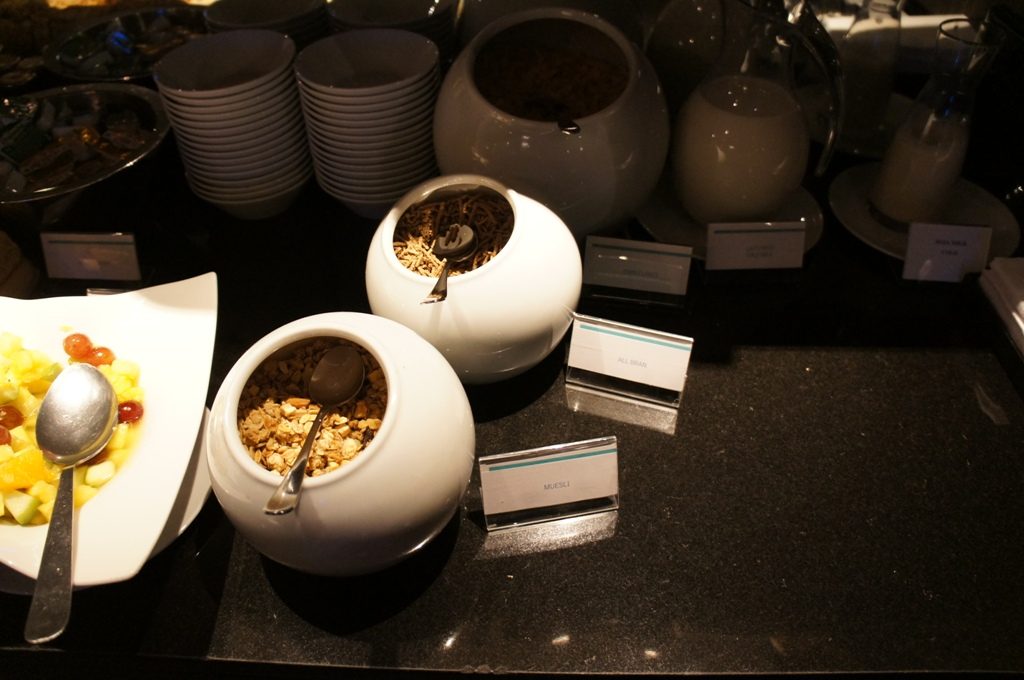 クラブラウンジの朝食