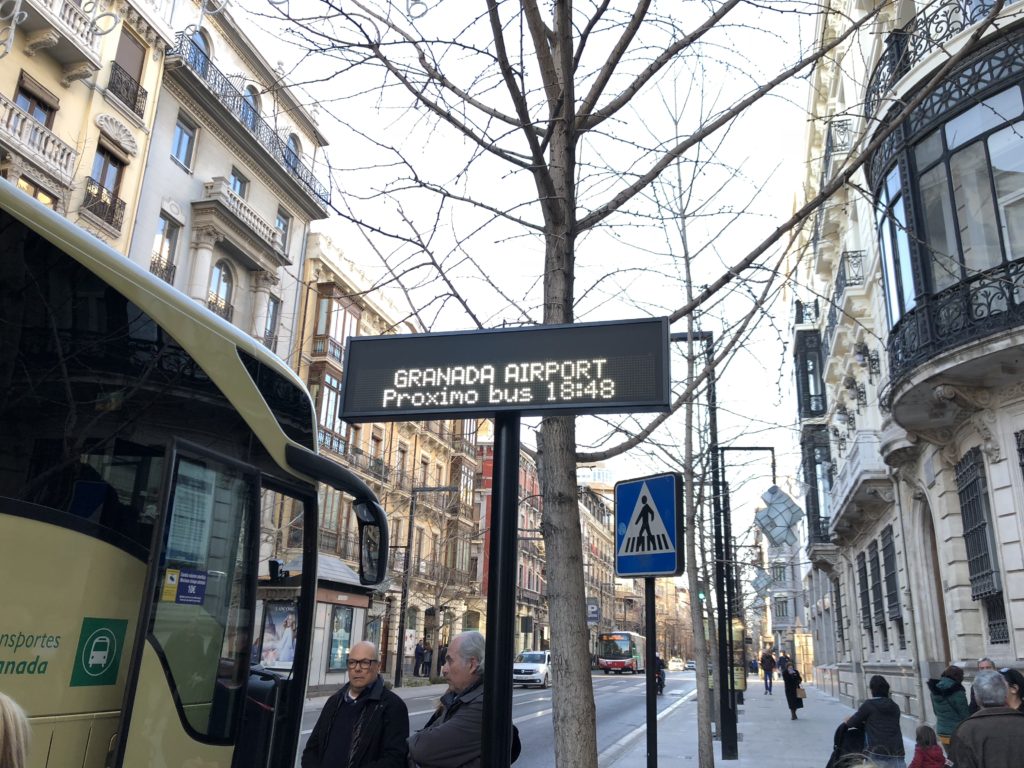 空港バスバス停