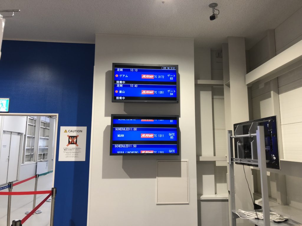 チェジュ航空搭乗口