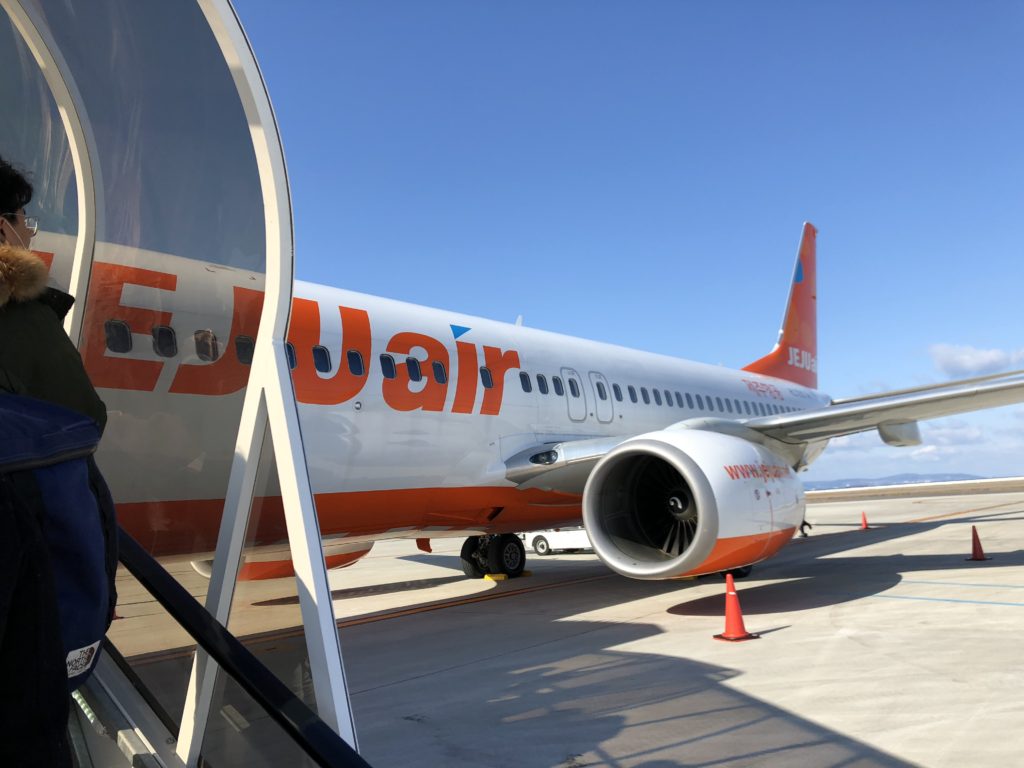 チェジュ航空飛行機