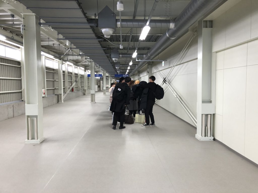 チェジュ航空搭乗の列