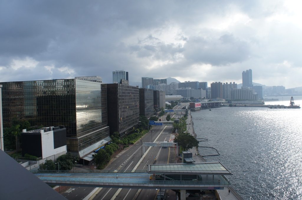 プールからの景色