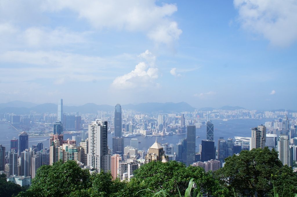 山頂からの景色