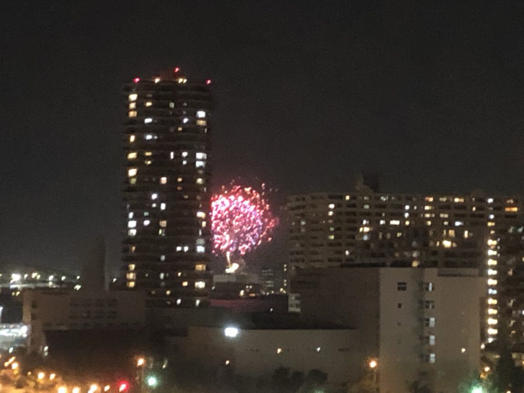ハイアットリージェンシー大阪花火