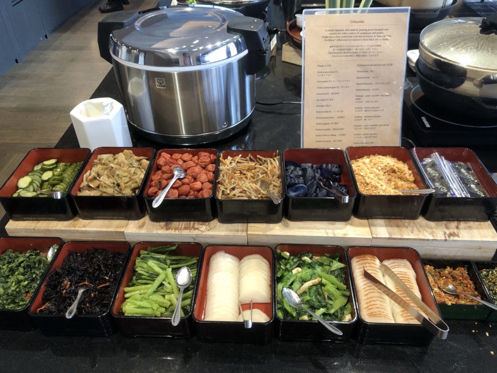 ハイアットリージェンシー大阪クラブラウンジの朝食