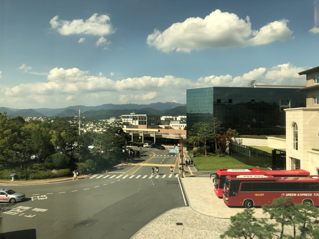 インターブルゴお部屋からの景色