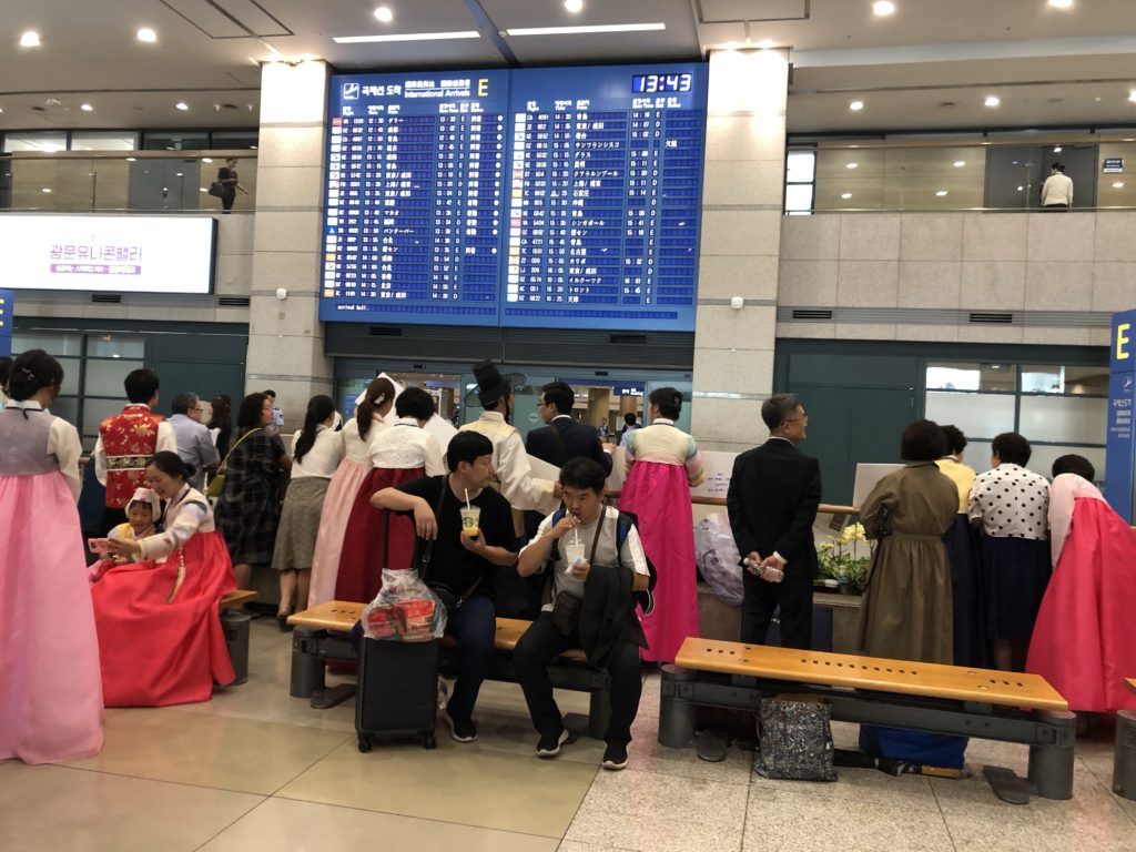 仁川国際空港到着出口