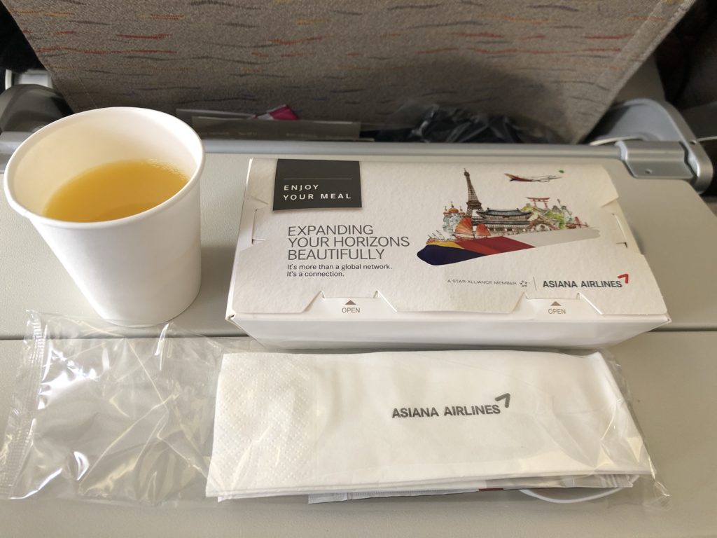 アシアナ機内食