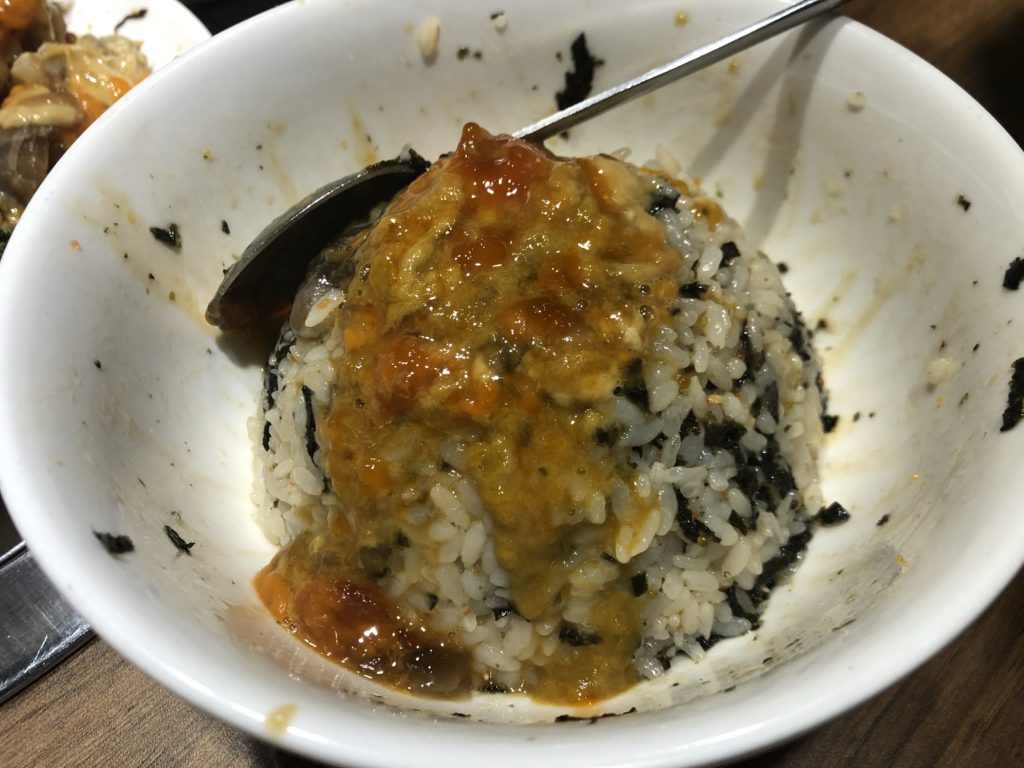 オダリチプかにみそごはん