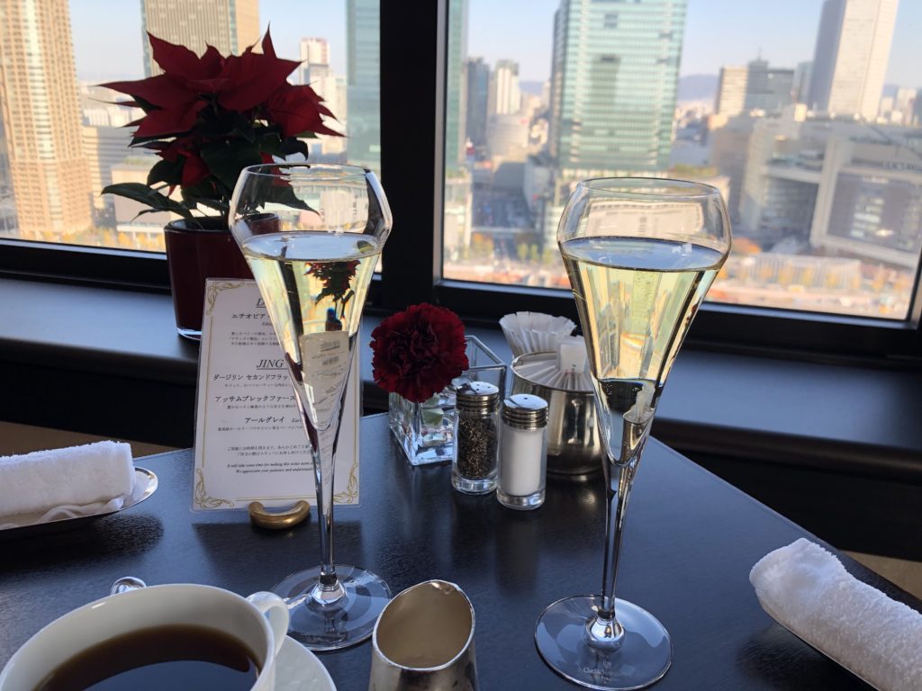 ウェスティン大阪クラブラウンジ