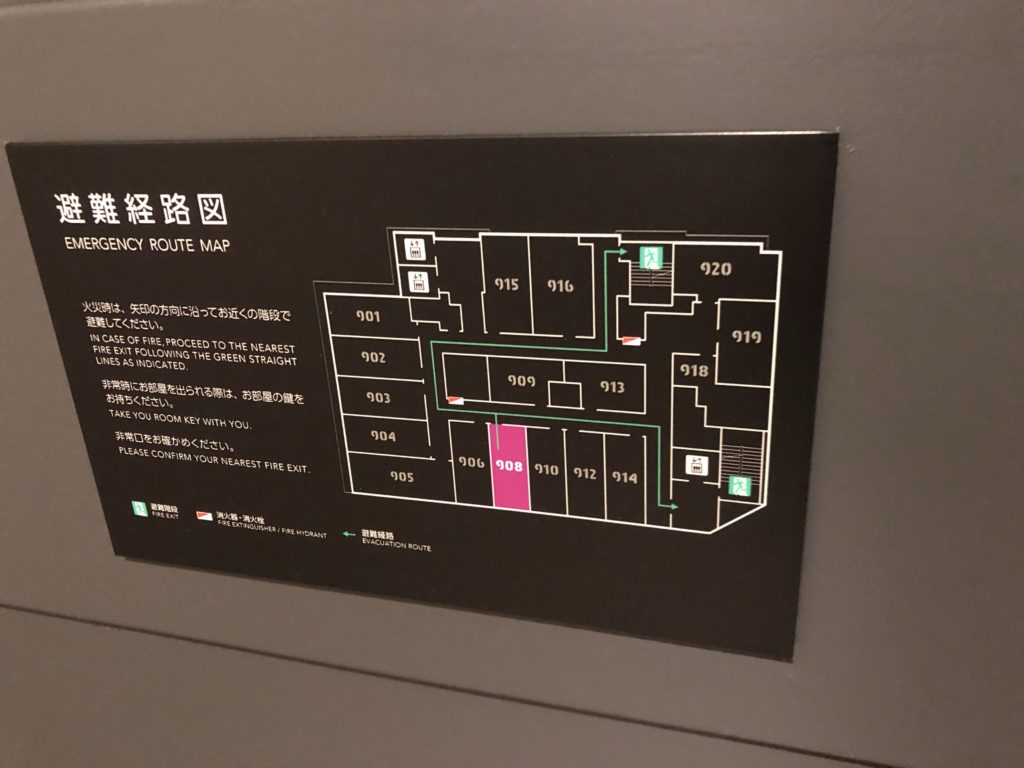 moxy大阪本町お部屋配置