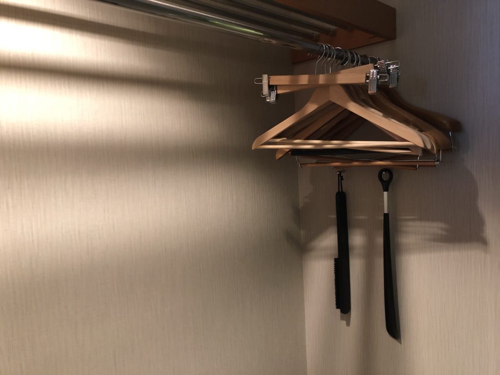 ハイアットリージェンシー大阪クローゼット