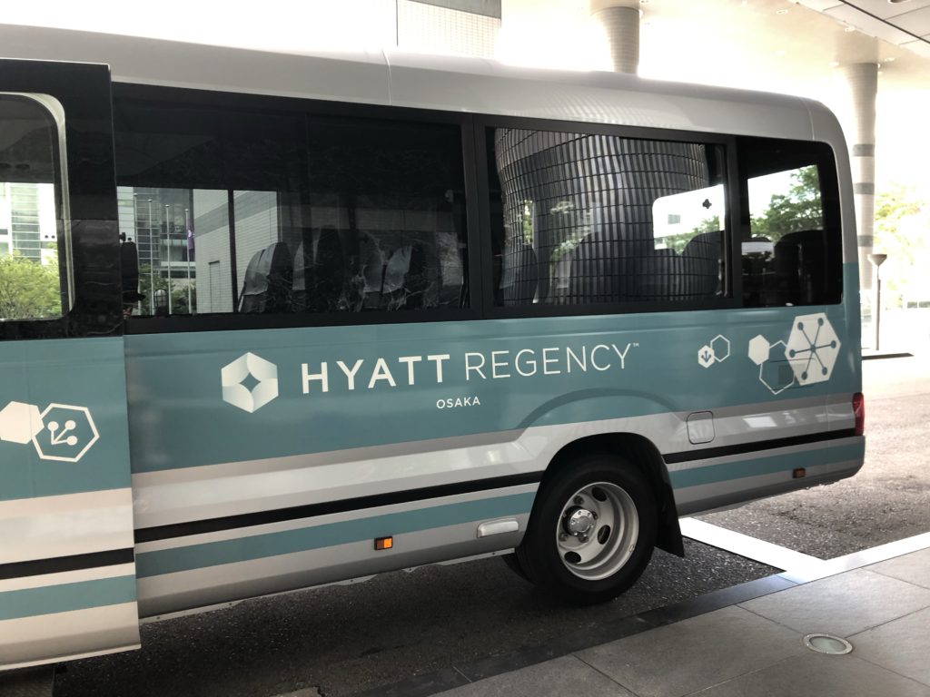 ハイアットリージェンシー大阪送迎バス