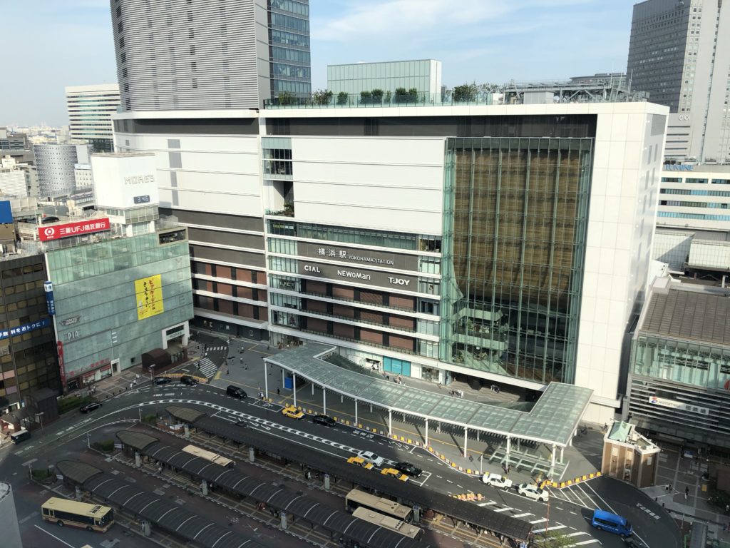 横浜ベイシェラトンお部屋からの景色