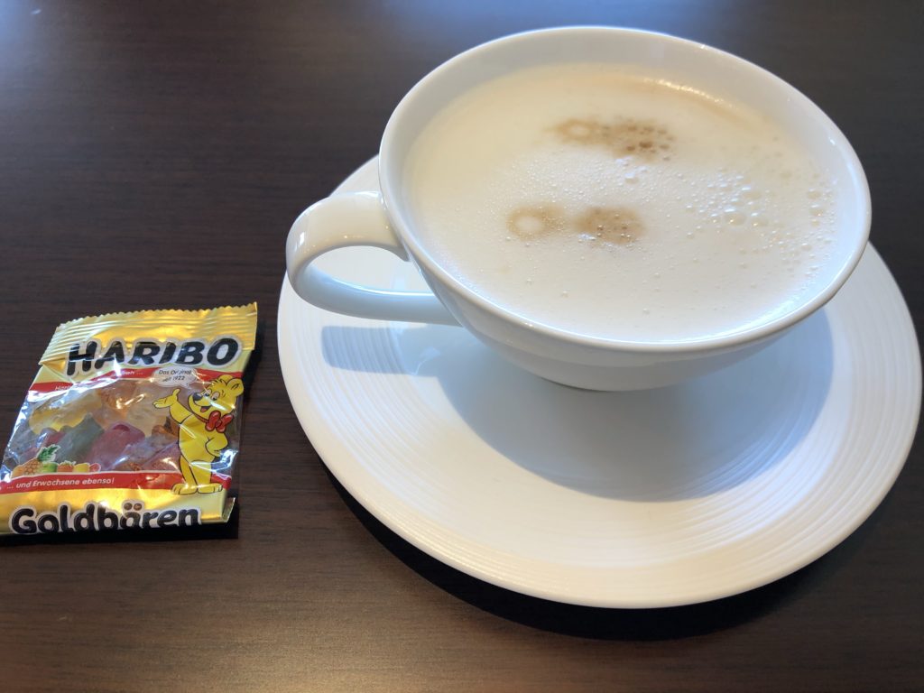 横浜ベイシェラトンクラブラウンジのコーヒー