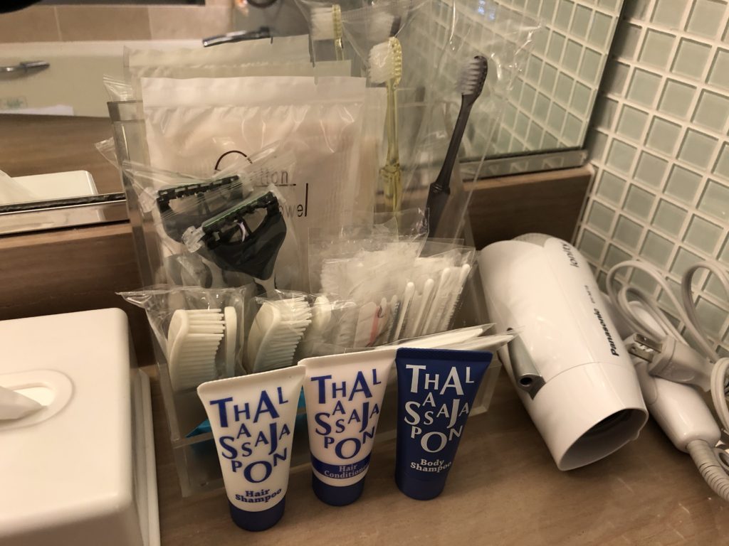 沖縄ハーバービューホテルアメニティ