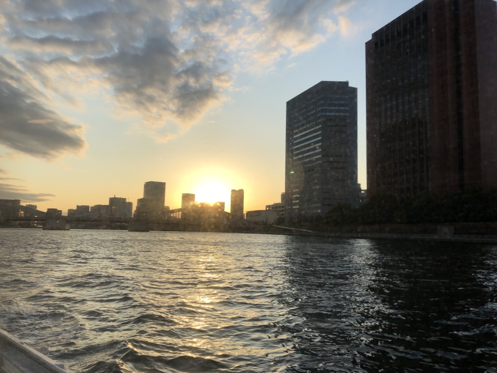 東京水辺ラインからの景色