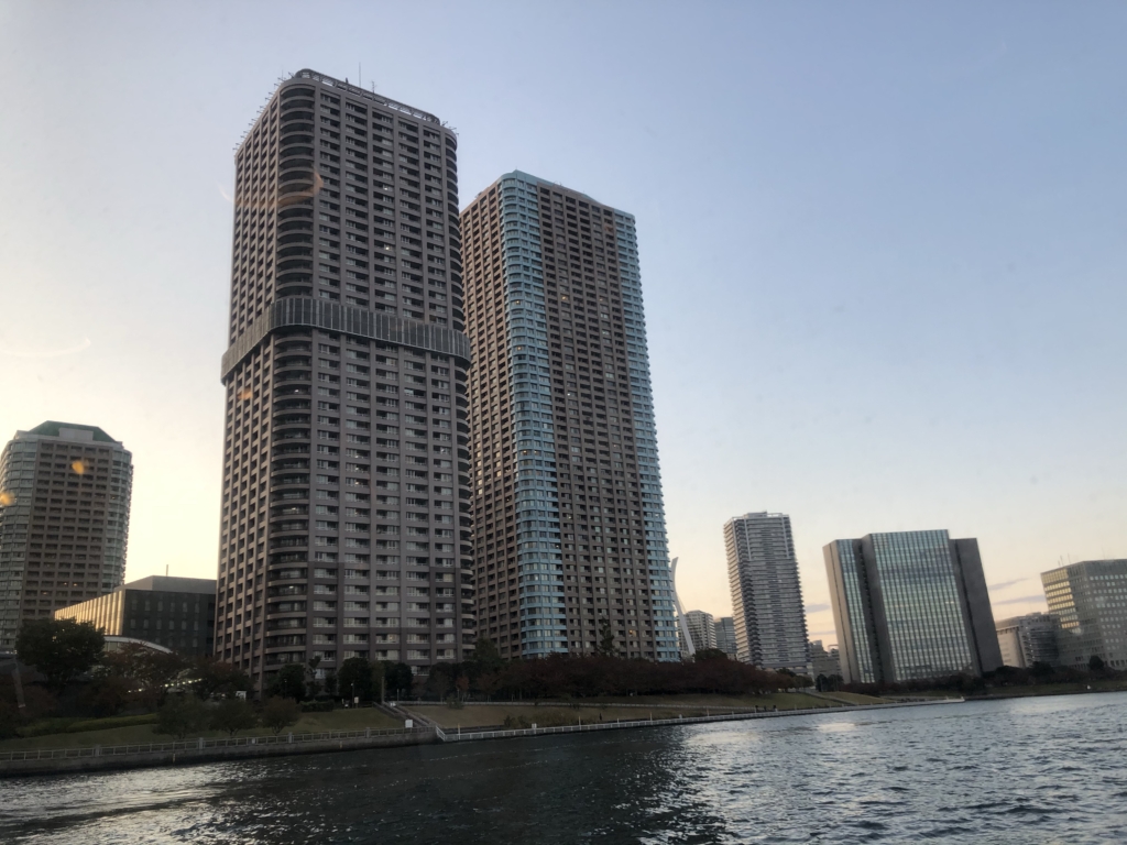東京水辺ラインからの景色