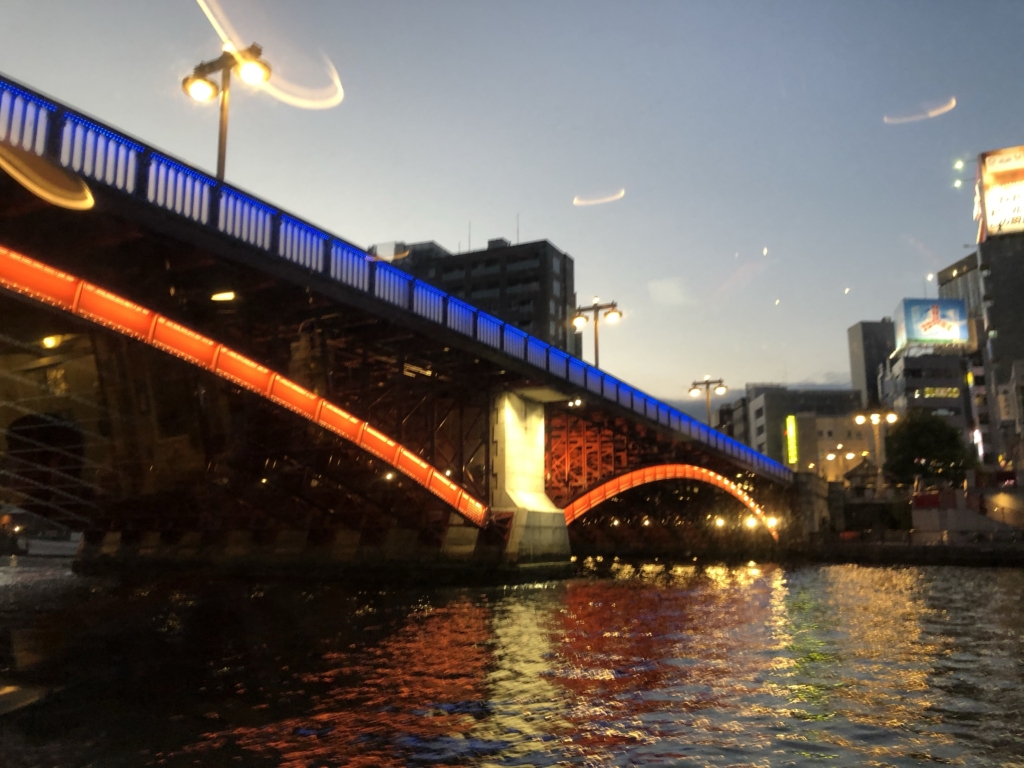 東京水辺ラインからの景色