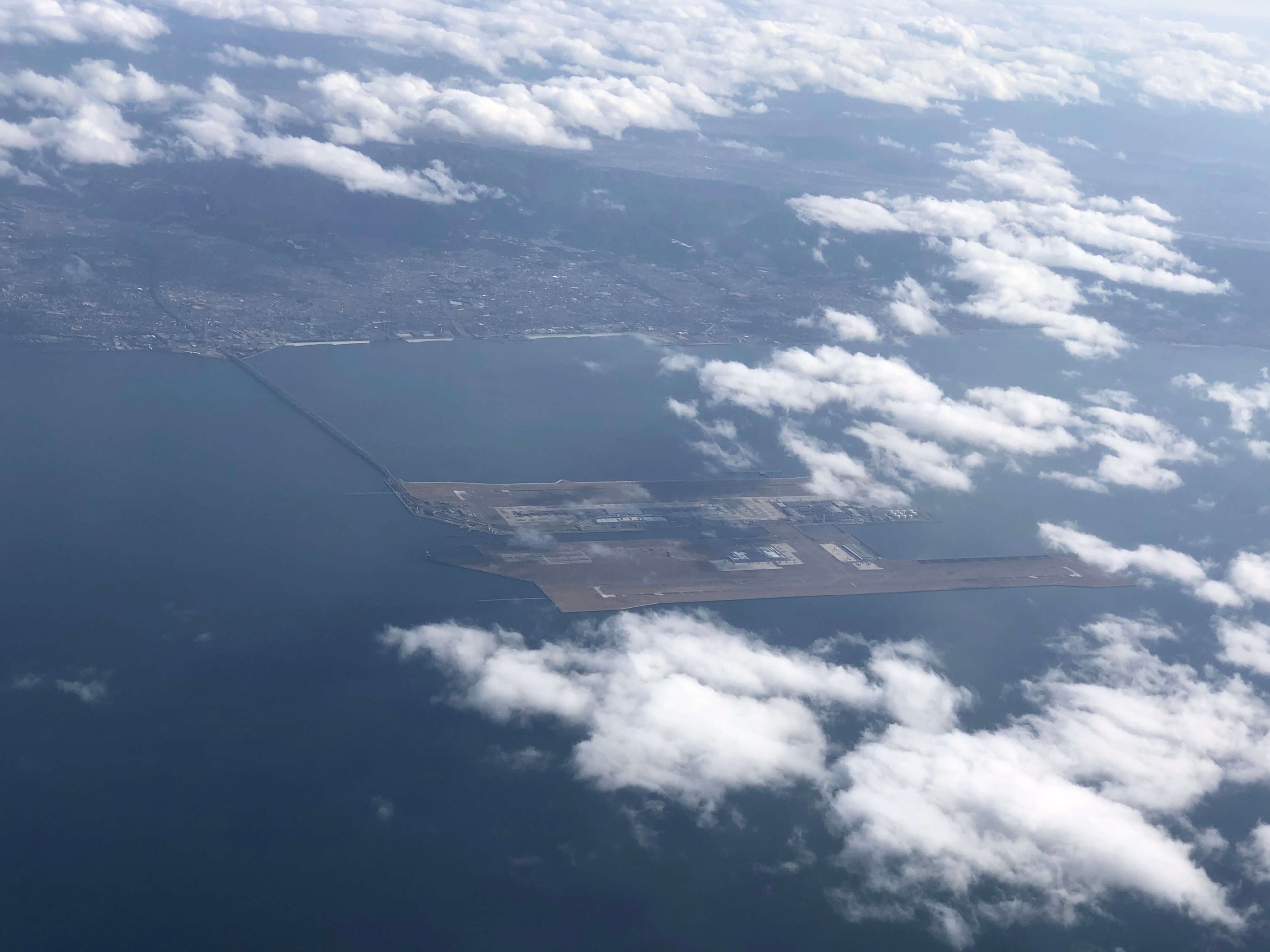 飛行機からの景色