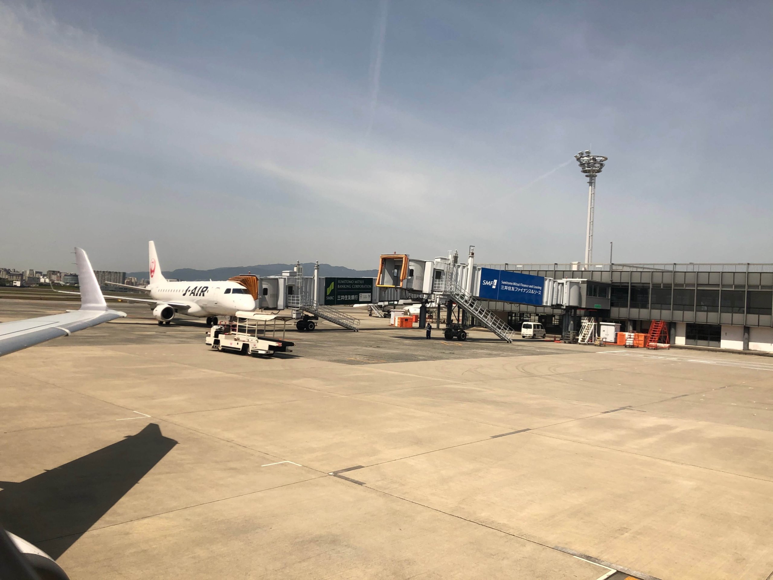 飛行機からの景色