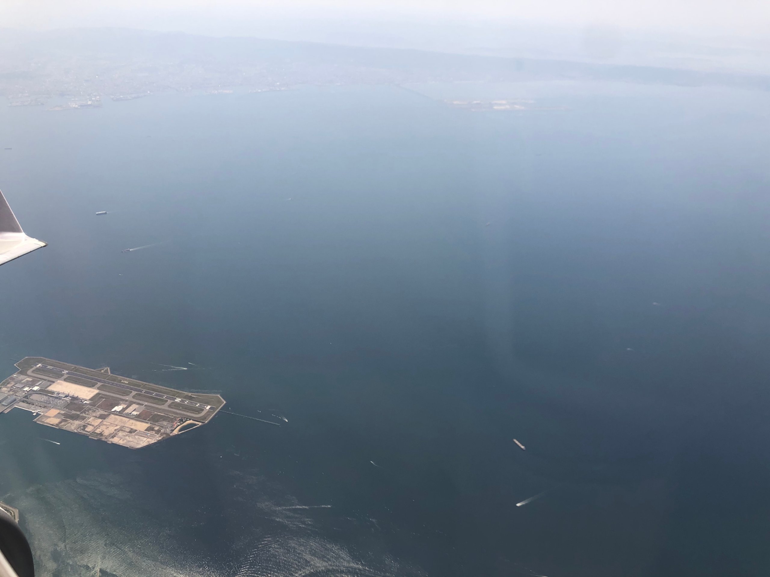 飛行機からの景色