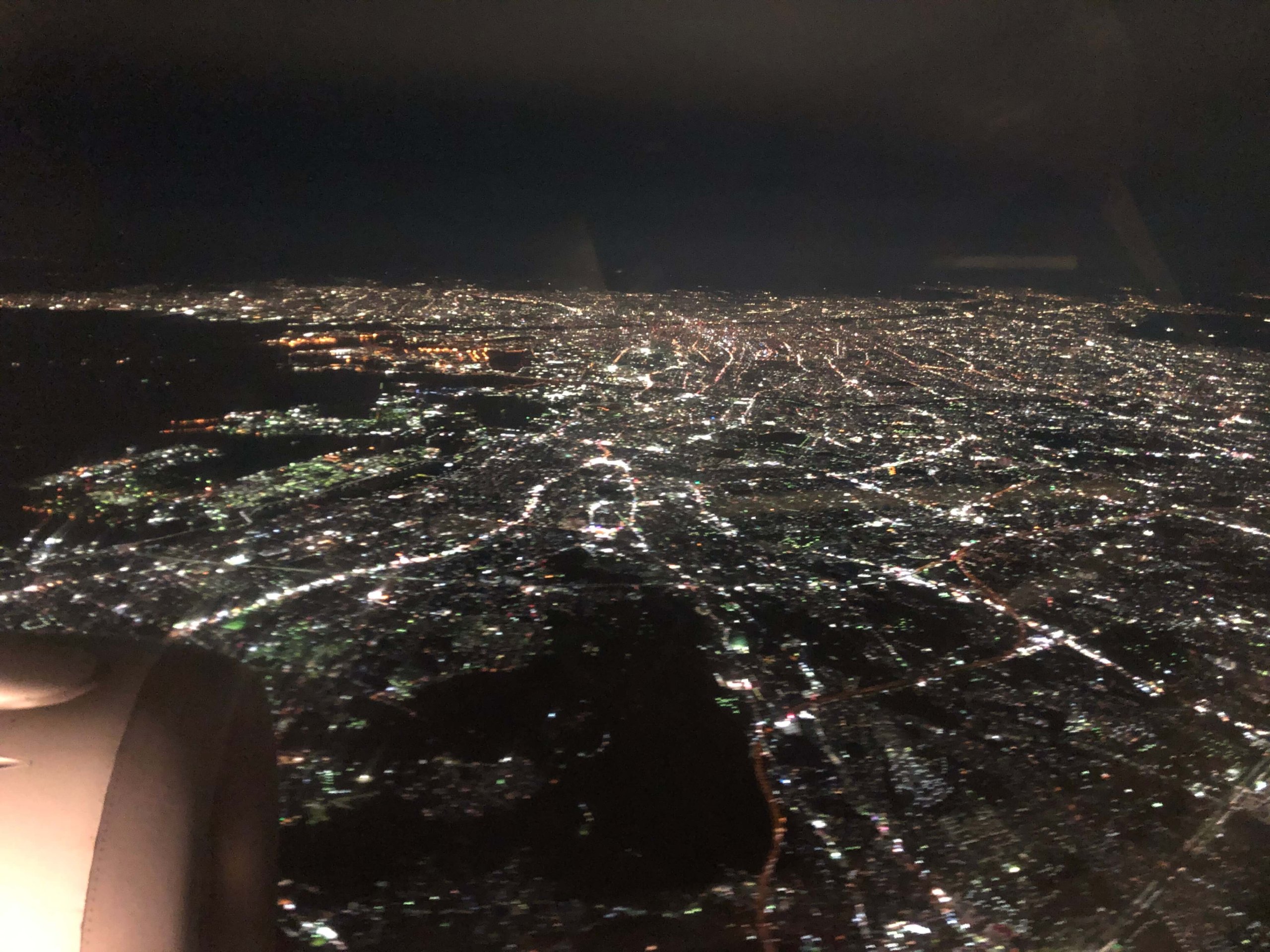 飛行機からの景色