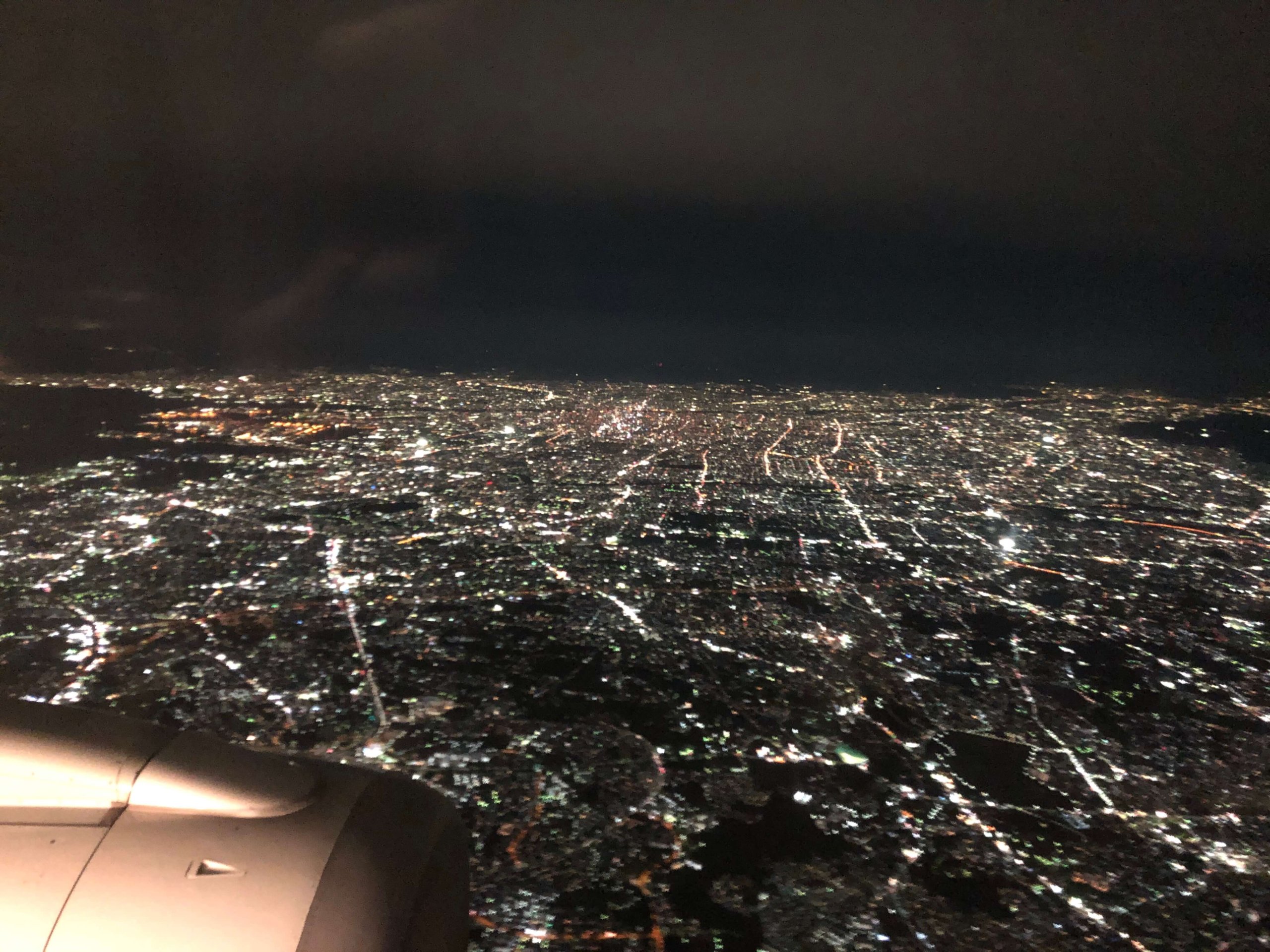 飛行機からの景色